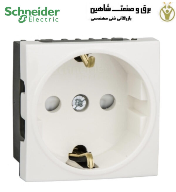 پريز برق ارت دار شبكه schneider electric مدل ETK21045E اشنایدر الکتریک