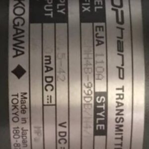 ترنسمیتر یوکوگاوا YOKOGAWA مدل EJA