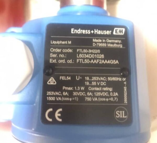 Liquiphant FTL50  سوئیچ سطح نقطه‌ای  اندرس هوزر آلمان Endress hauser