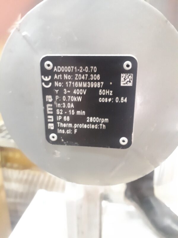 اکچیوتر آیوما آلمان Actuators AUMA مدلSA 07 - Image 3