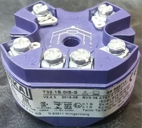 فرستنده دمایی دیجیتال ویکا Temperature Transmitter T32.xs  WIKA GERMANY